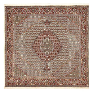 Perzisch tapijt - Tabriz - Royal vierkant  - 205 x 204 cm - lichtbruin