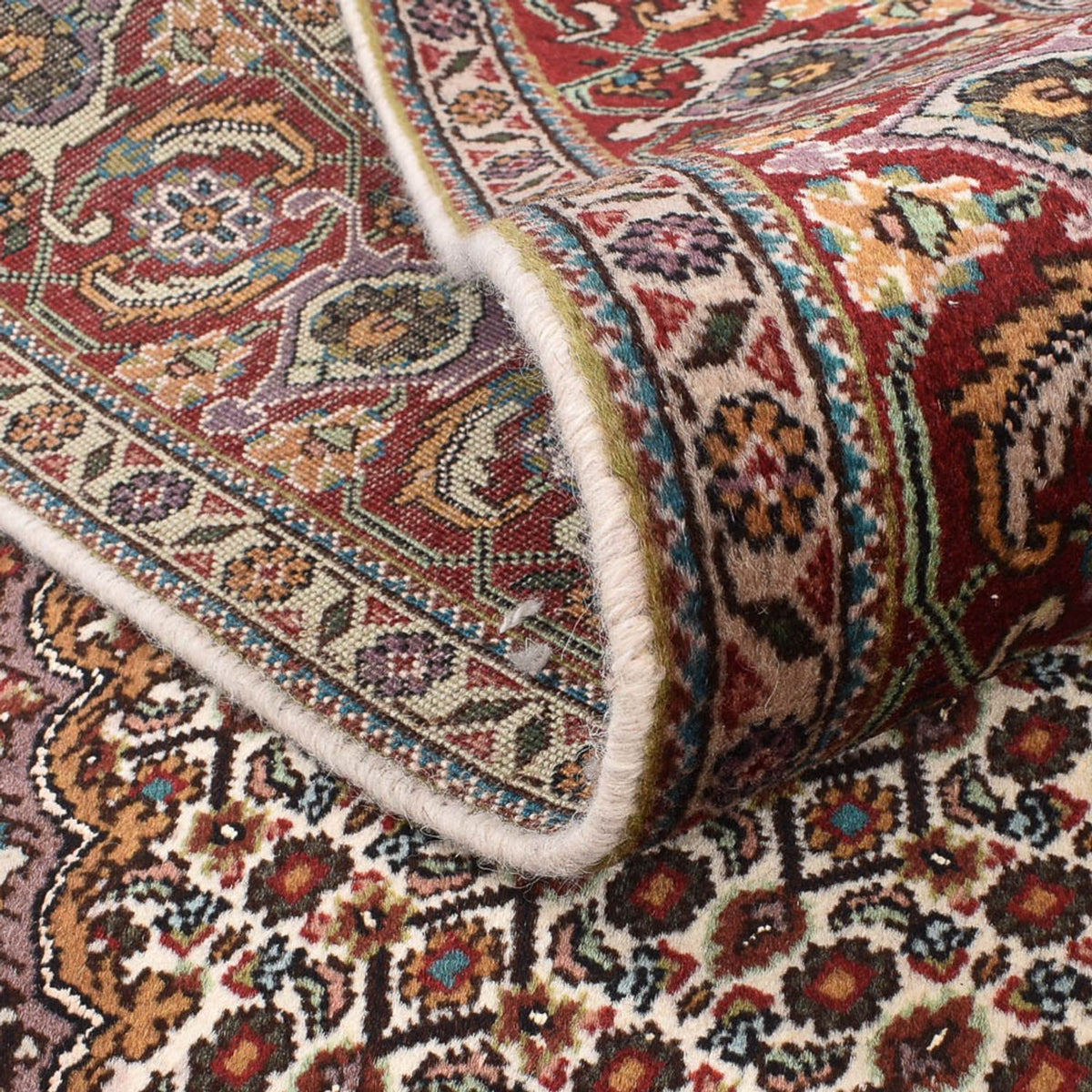 Perzisch tapijt - Tabriz - Royal vierkant  - 205 x 204 cm - lichtbruin