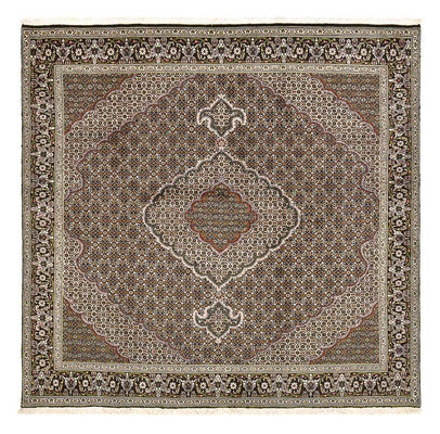 Perzisch tapijt - Tabriz - Royal vierkant  - 201 x 200 cm - bruin