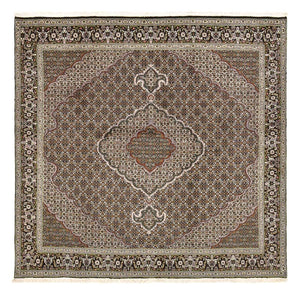 Perzisch tapijt - Tabriz - Royal vierkant  - 201 x 200 cm - bruin