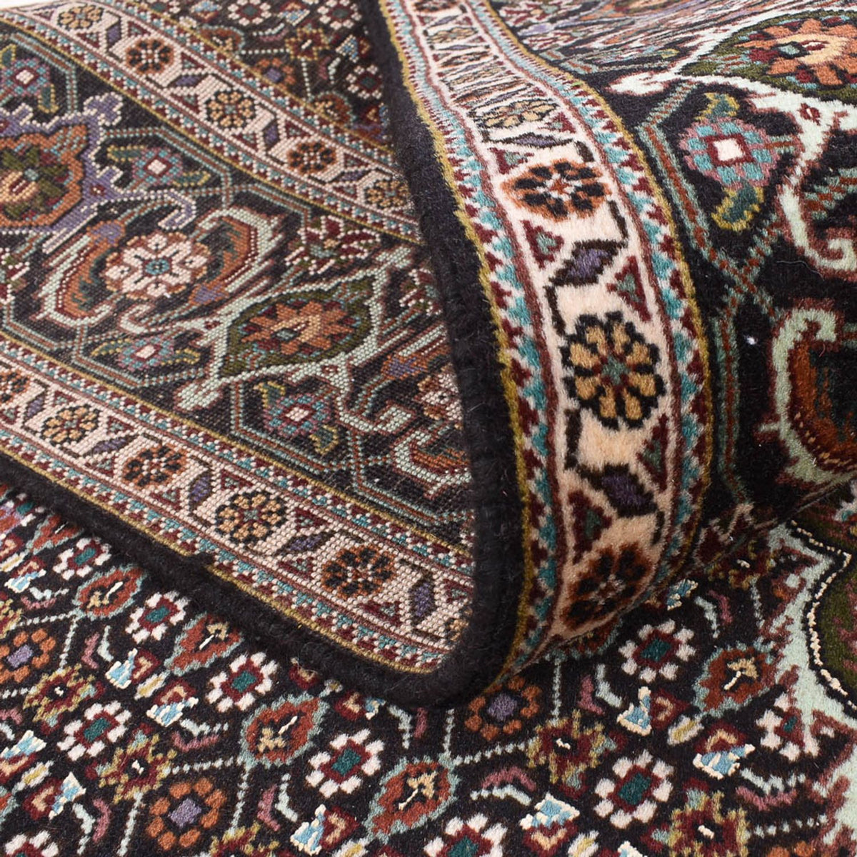 Perzisch tapijt - Tabriz - Royal vierkant  - 200 x 197 cm - bruin