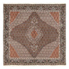 Tabriz - 40 Raj Tapijt 200x206cm - Perzisch tapijt - Vierkant / Bruin / 200 x 206 cm Vierkant