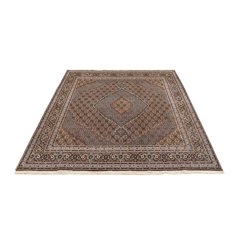 Perzisch tapijt - Tabriz - Royal vierkant  - 212 x 198 cm - bruin