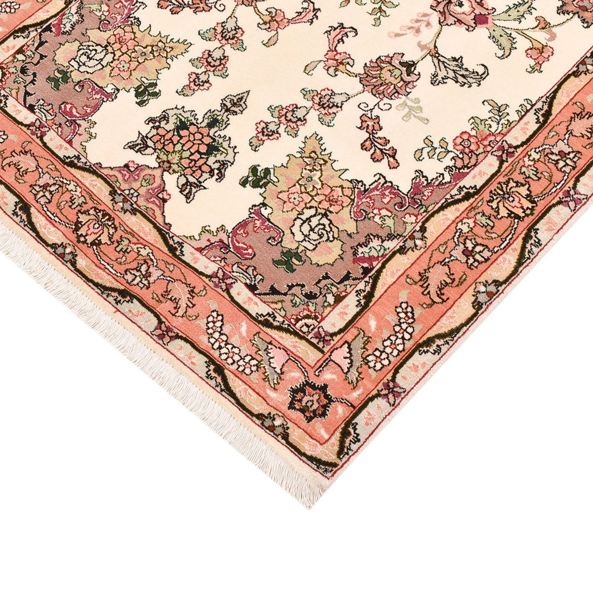 Loper Perzisch tapijt - Tabriz - Royal - 204 x 81 cm - veelkleurig