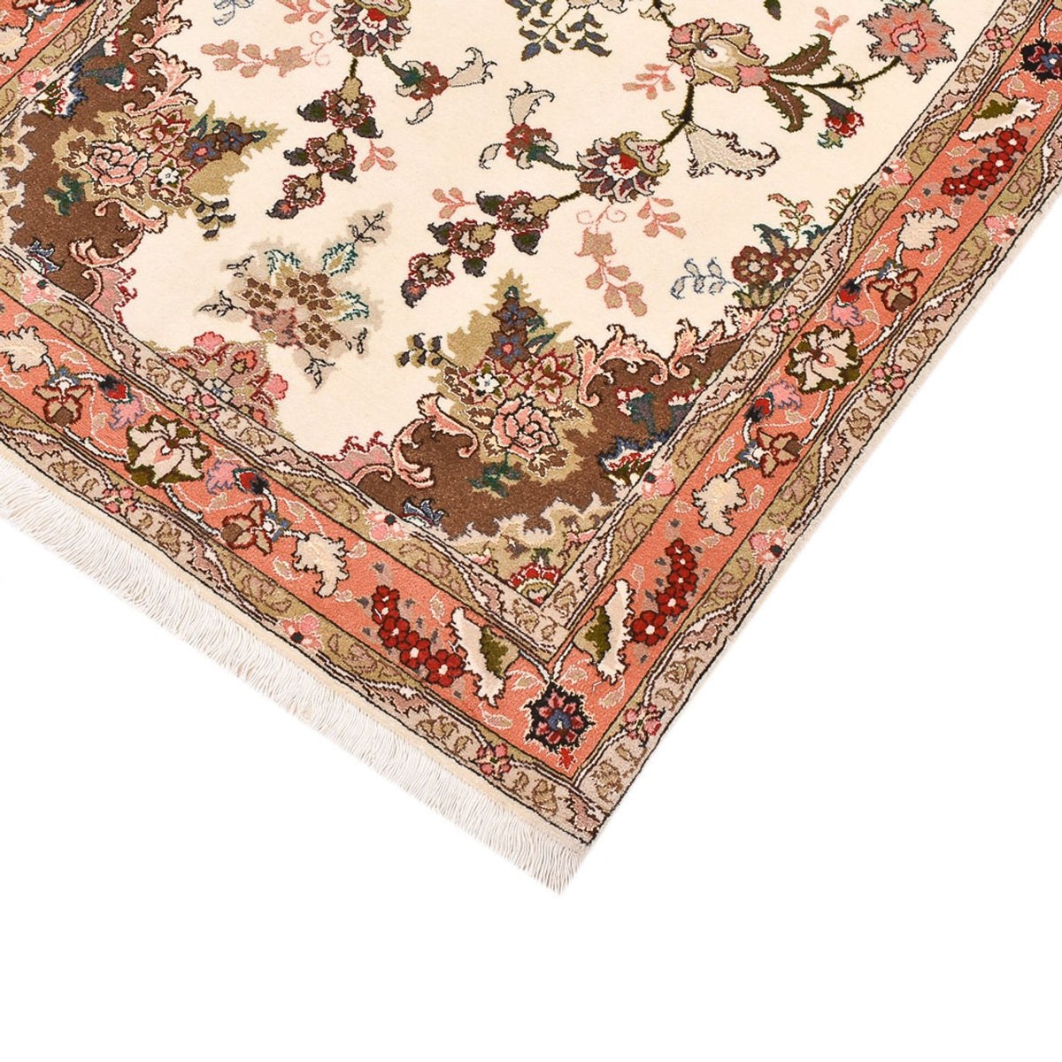 Loper Perzisch tapijt - Tabriz - Royal - 205 x 82 cm - veelkleurig