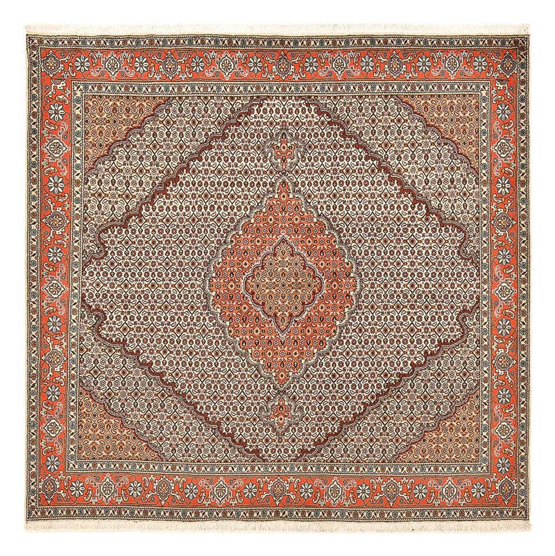 Perzisch tapijt - Tabriz - Royal vierkant  - 200 x 200 cm - zand