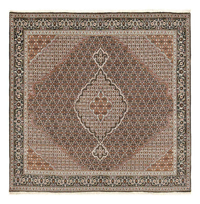 Perzisch tapijt - Tabriz - Royal vierkant  - 208 x 204 cm - bruin