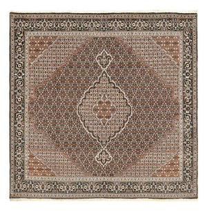 Perzisch tapijt - Tabriz - Royal vierkant  - 208 x 204 cm - bruin