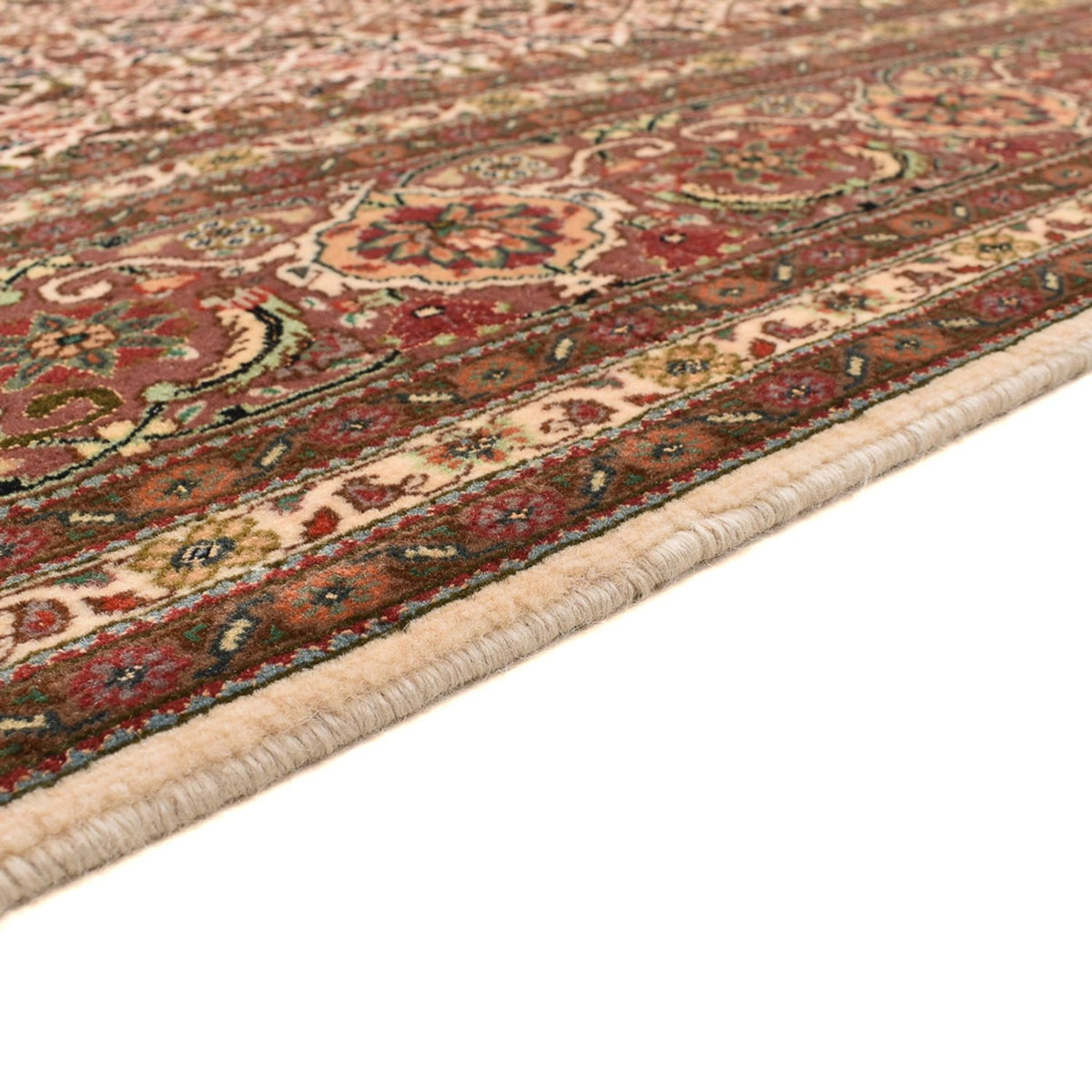 Perzisch tapijt - Tabriz - Royal vierkant  - 200 x 199 cm - donker beige