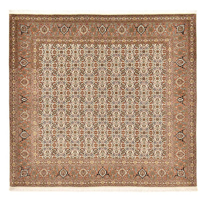 Perzisch tapijt - Tabriz - Royal vierkant  - 201 x 197 cm - donker beige