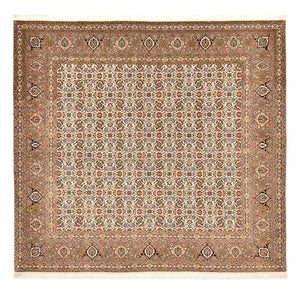 Perzisch tapijt - Tabriz - Royal vierkant  - 201 x 197 cm - donker beige