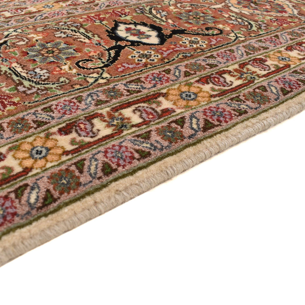 Perzisch tapijt - Tabriz - Royal vierkant  - 201 x 197 cm - donker beige