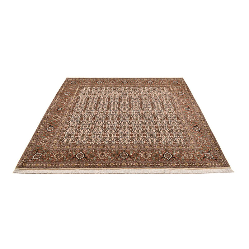 Perzisch tapijt - Tabriz - Royal vierkant  - 201 x 197 cm - donker beige