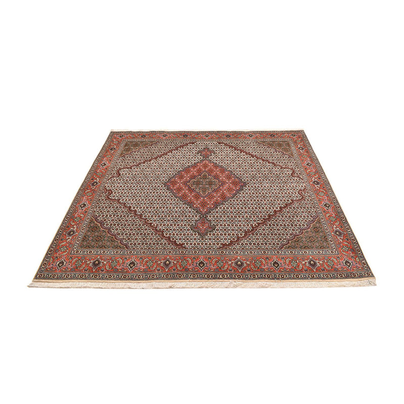 Perzisch tapijt - Tabriz - Royal vierkant  - 204 x 196 cm - lichtbruin