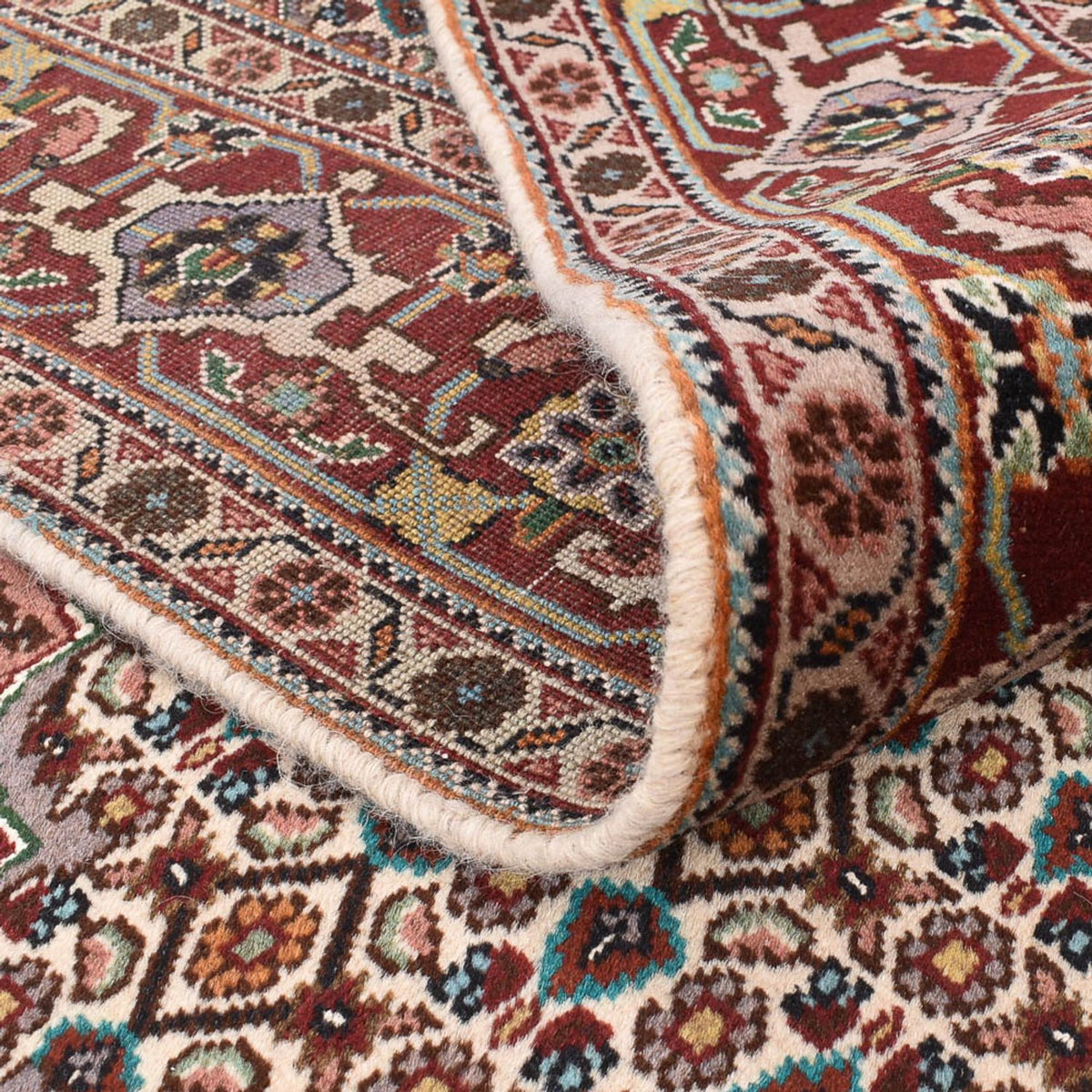 Perzisch tapijt - Tabriz - Royal vierkant  - 202 x 198 cm - lichtbruin