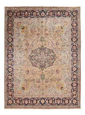 Perzisch tapijt - Tabriz - Royal - 390 x 303 cm - lichtbruin