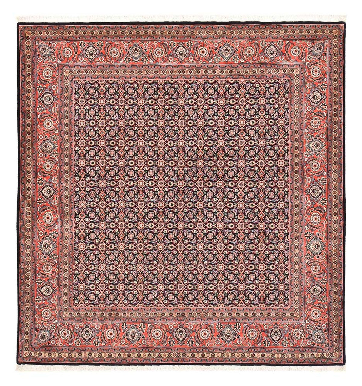 Perzisch tapijt - Tabriz - Royal vierkant  - 210 x 200 cm - licht rood