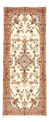 Loper Perzisch tapijt - Tabriz - Royal - 203 x 81 cm - crème