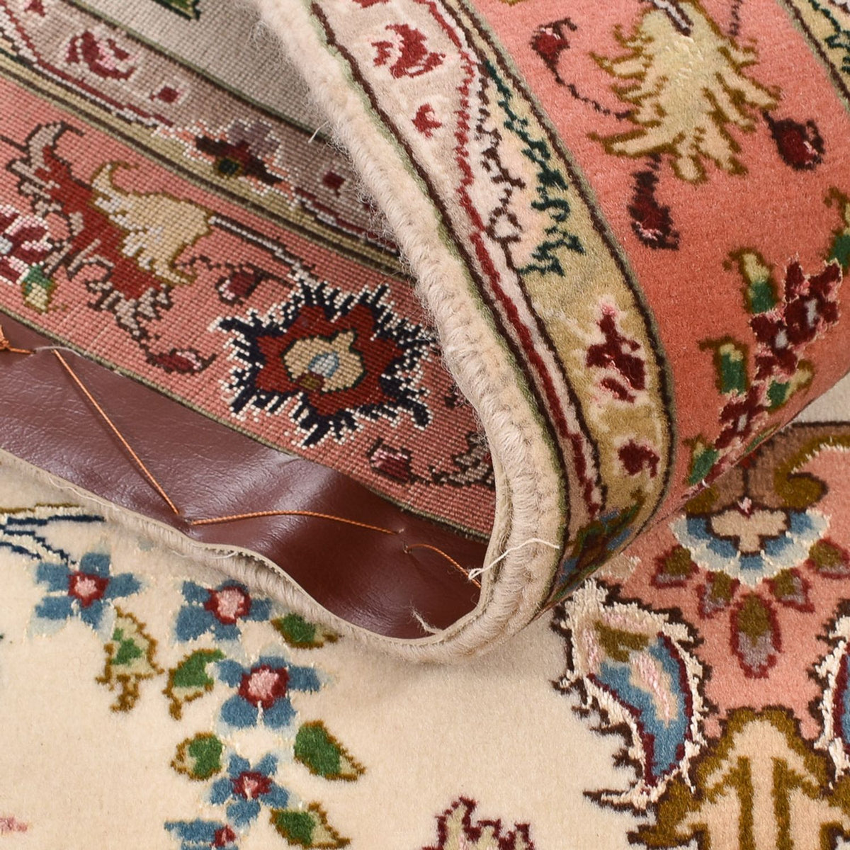 Loper Perzisch tapijt - Tabriz - Royal - 203 x 81 cm - crème