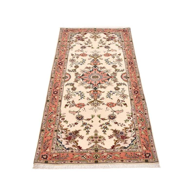 Loper Perzisch tapijt - Tabriz - Royal - 203 x 81 cm - crème