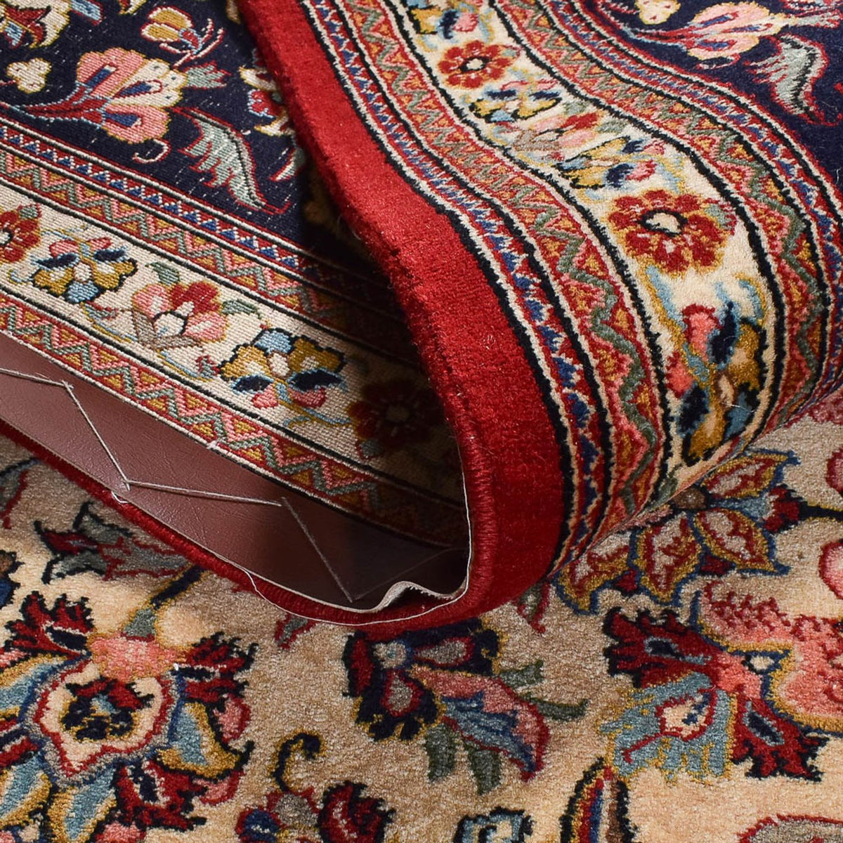 Perzisch tapijt - Ghom - 365 x 252 cm - crème