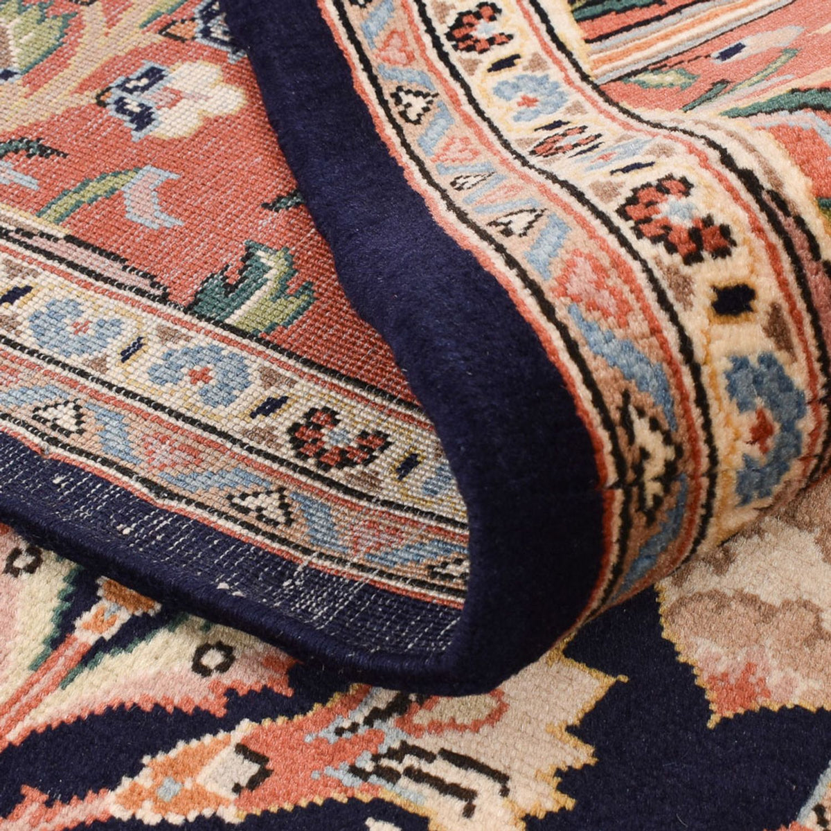 Perzisch tapijt - Ghom - Koninklijk - 270 x 157 cm - donkerblauw