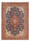 Qom Tapijt 250x345cm - Perzisch tapijt - Rechthoekig / Donkerblauw / 250 x 345 cm Rechthoekig
