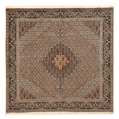 Perzisch tapijt - Tabriz - Royal vierkant  - 202 x 202 cm - bruin