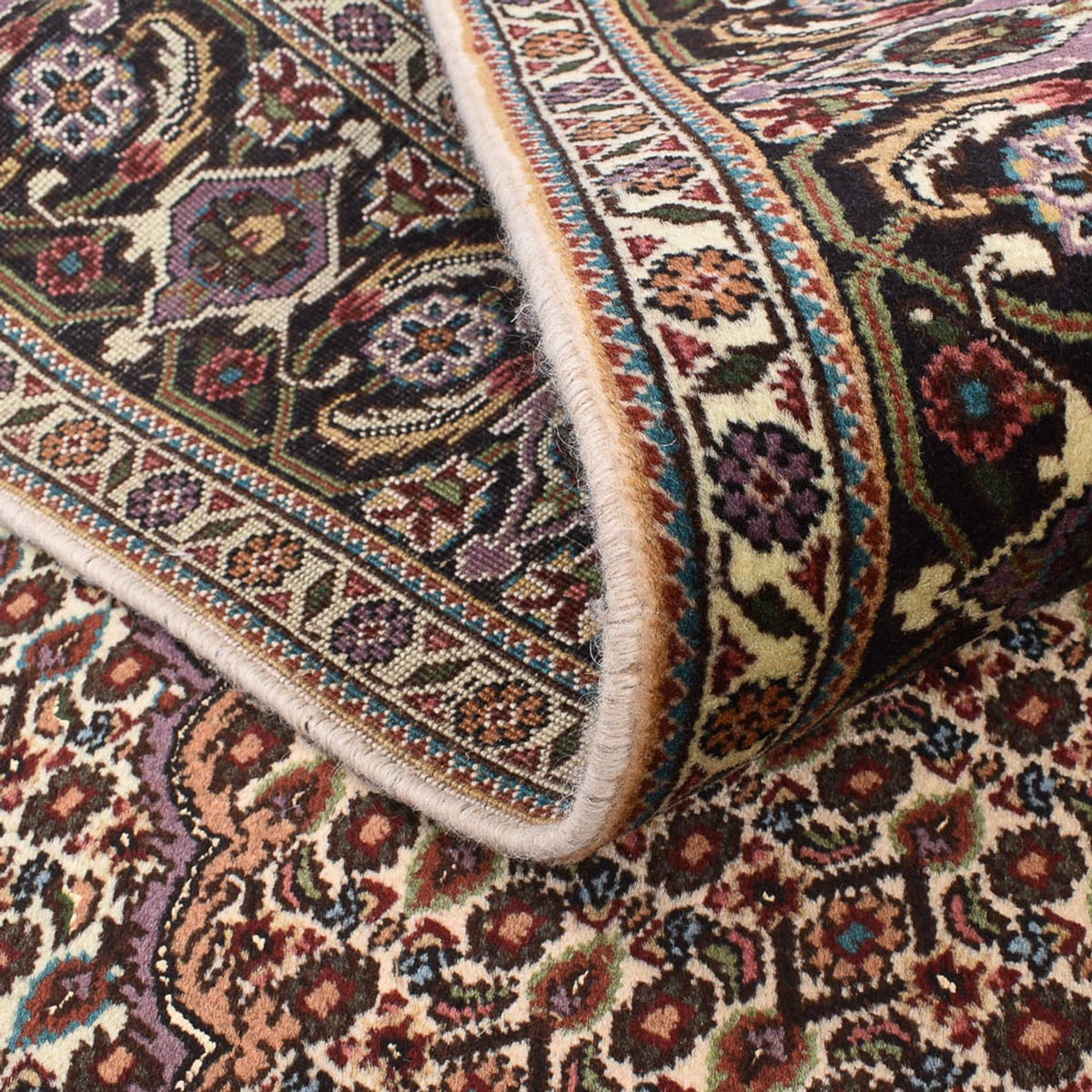 Perzisch tapijt - Tabriz - Royal vierkant  - 202 x 202 cm - bruin