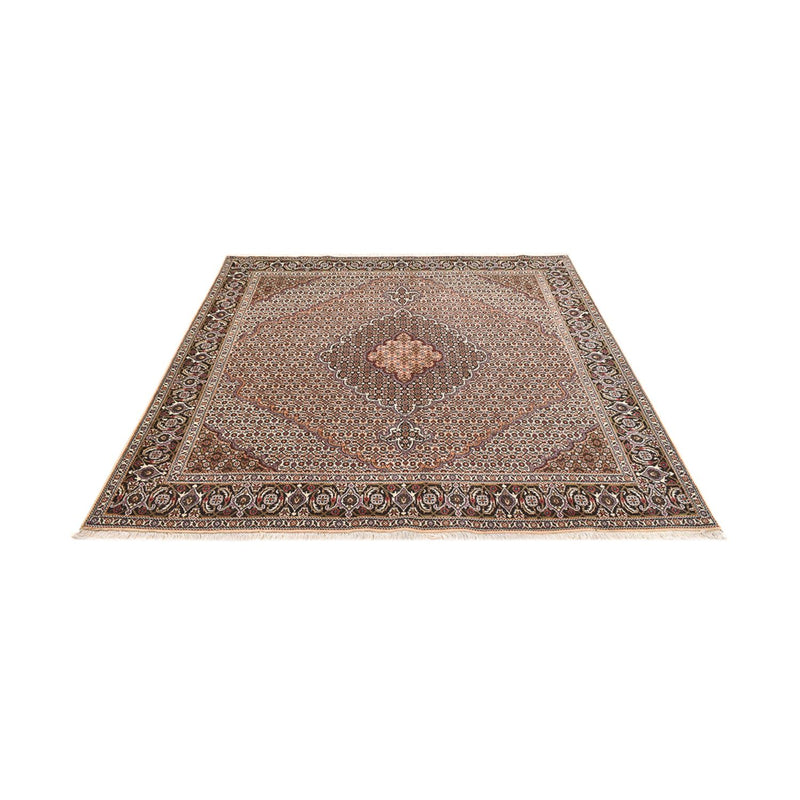 Perzisch tapijt - Tabriz - Royal vierkant  - 202 x 202 cm - bruin
