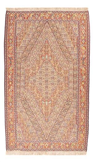 Kelim tapijt - Oosters - 262 x 157 cm - donker beige