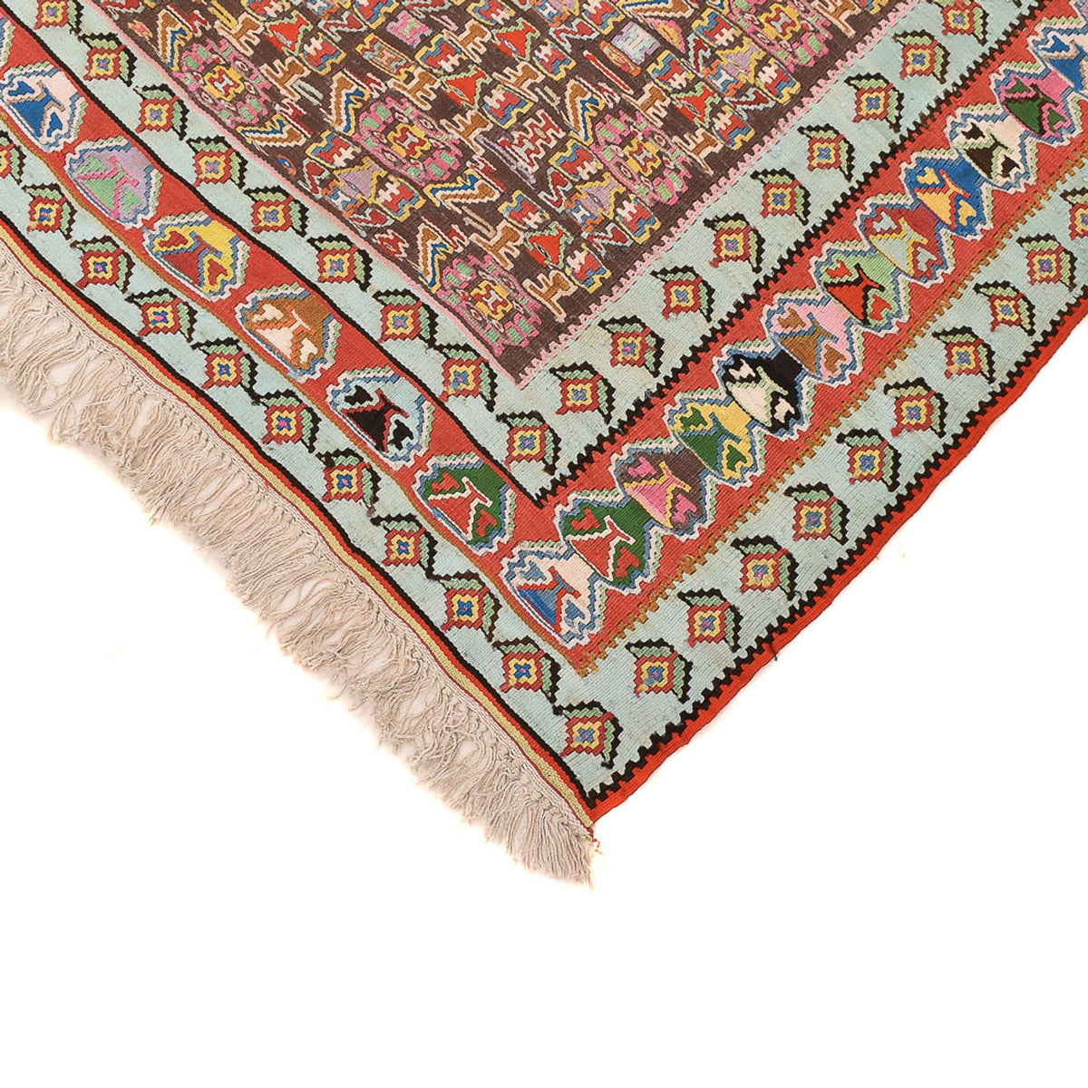 Kelim tapijt - Oosters - 258 x 160 cm - licht rood