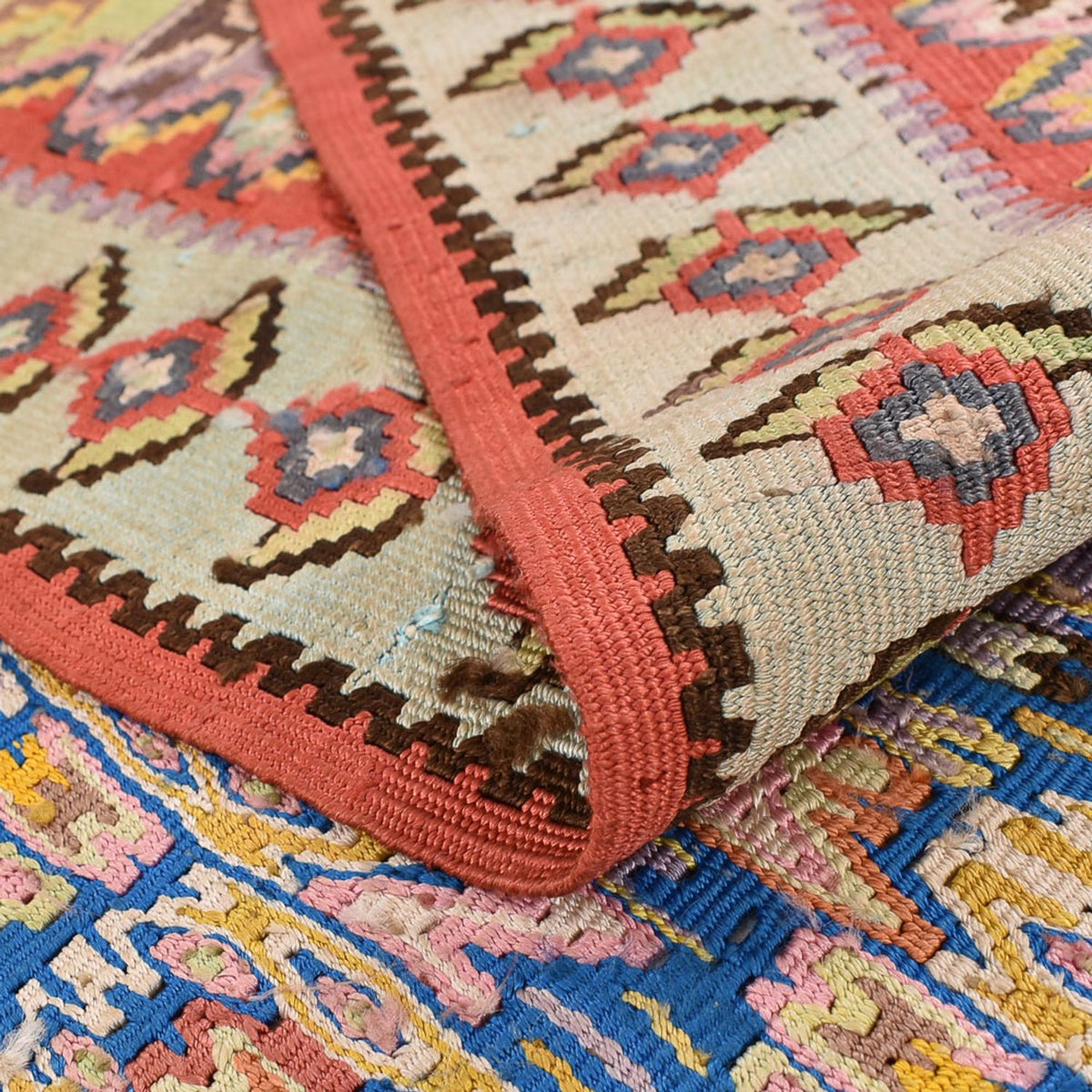 Kelim tapijt - Oosters - 258 x 160 cm - licht rood