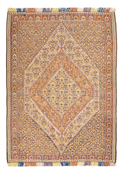 Zijden kilim Tapijt 140x200cm