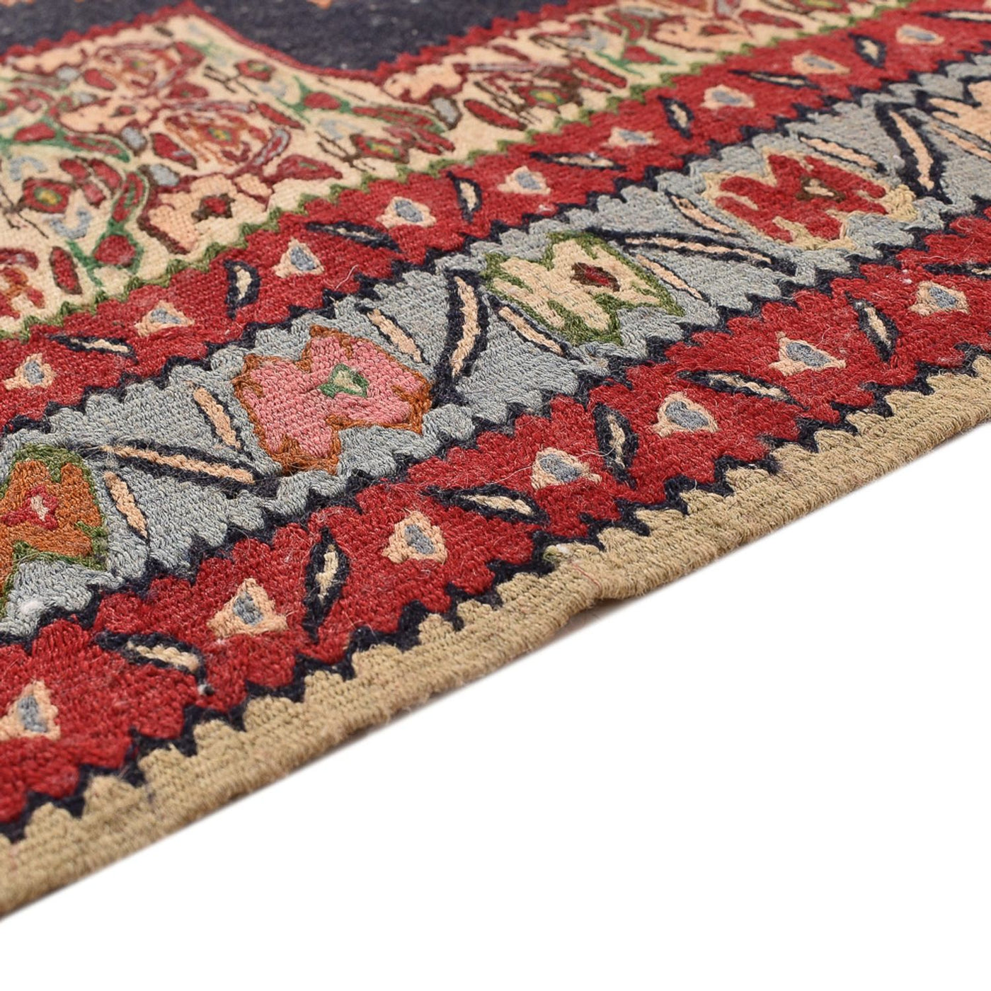 Senneh kilim Tapijt 395x87cm