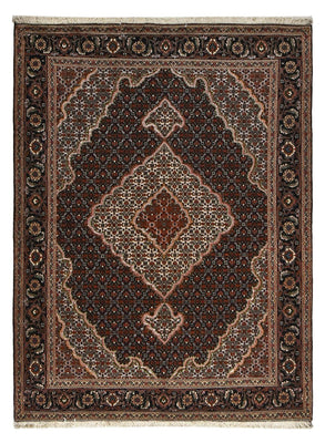 Perzisch tapijt - Tabriz - Royal - 202 x 153 cm - donkerbruin