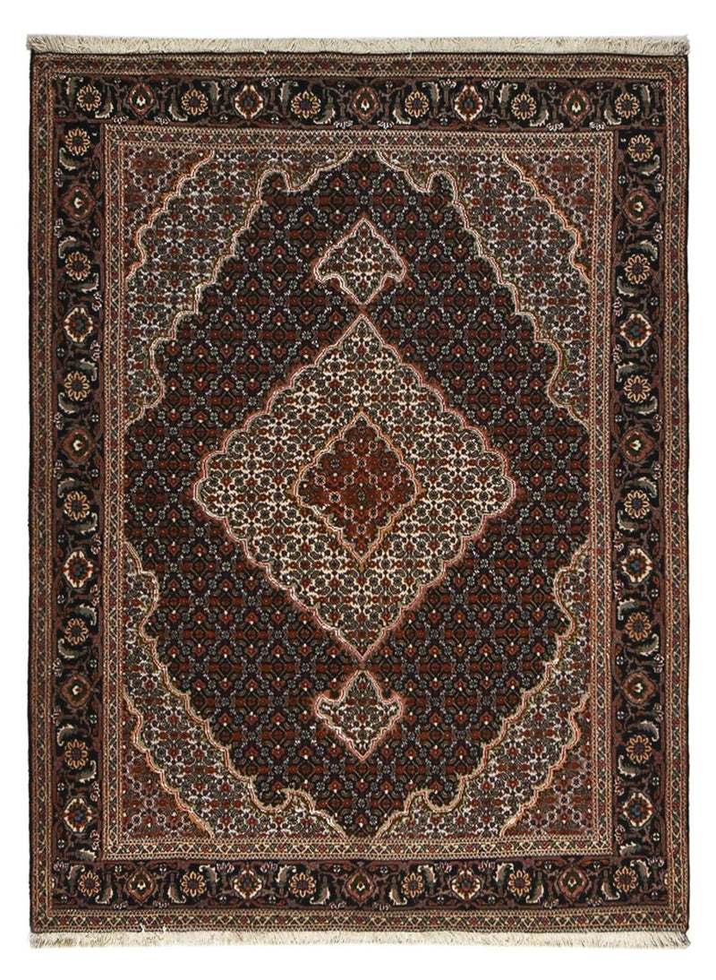 Perzisch tapijt - Tabriz - Royal - 202 x 153 cm - donkerbruin
