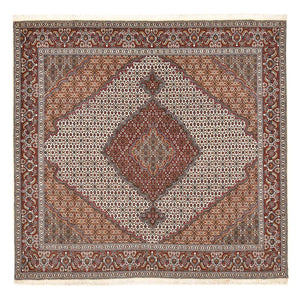 Perzisch tapijt - Tabriz - Royal vierkant  - 204 x 202 cm - lichtbruin