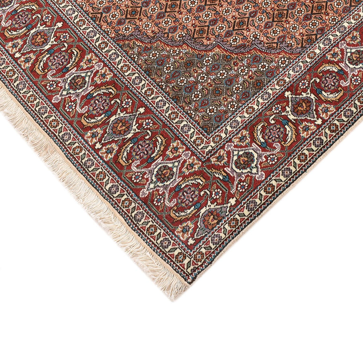 Perzisch tapijt - Tabriz - Royal vierkant  - 204 x 202 cm - lichtbruin