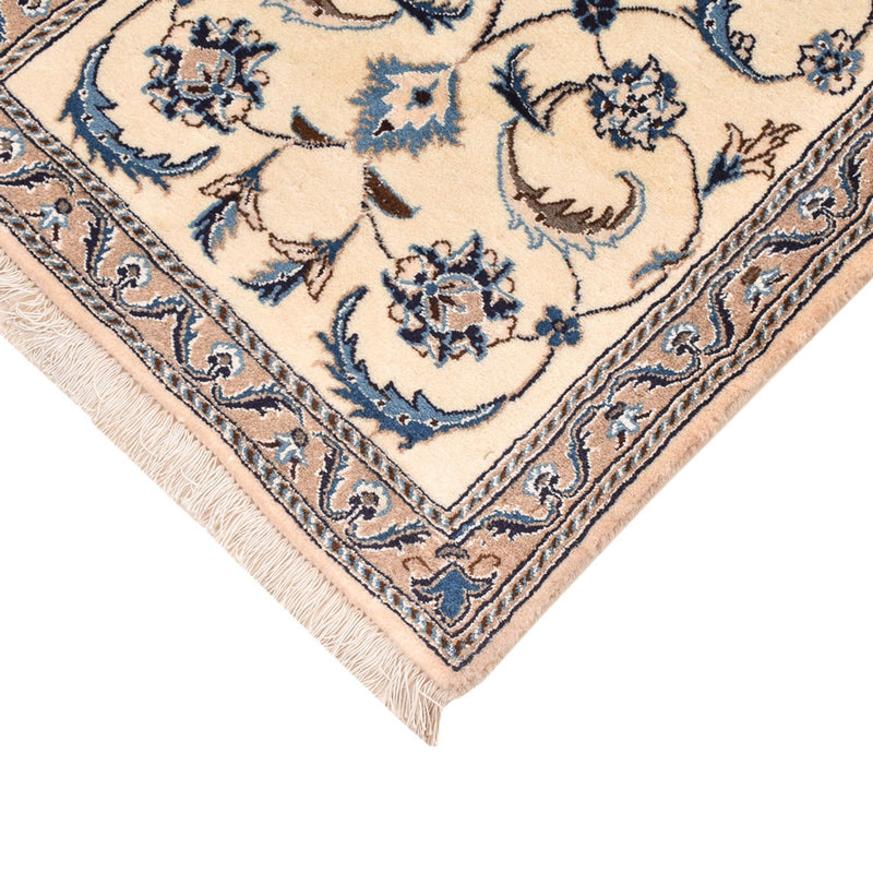 Loper Perzisch tapijt - Nain - Koninklijk - 197 x 60 cm - crème