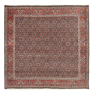 Perzisch tapijt - Bijar vierkant  - 205 x 205 cm - roest