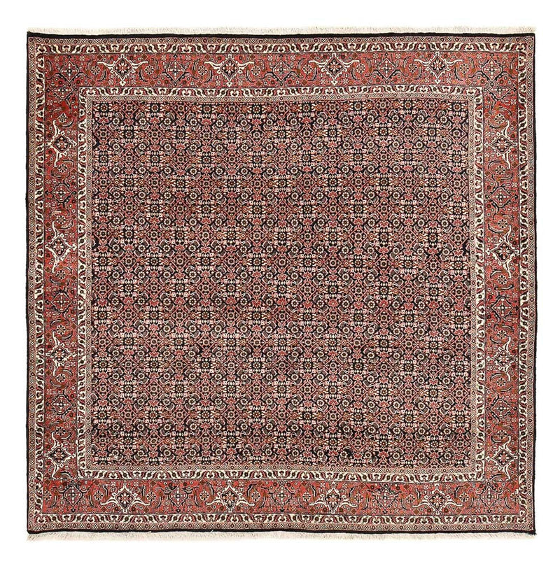 Perzisch tapijt - Bijar vierkant  - 205 x 205 cm - roest