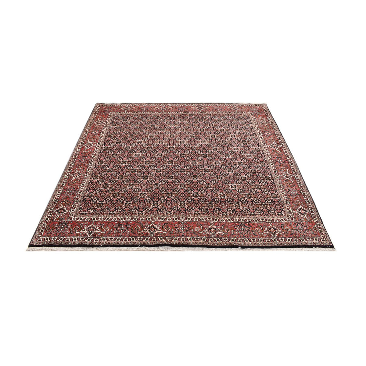 Perzisch tapijt - Bijar vierkant  - 205 x 205 cm - roest