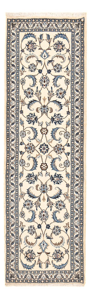 Loper Perzisch tapijt - Nain - Koninklijk - 195 x 60 cm - crème