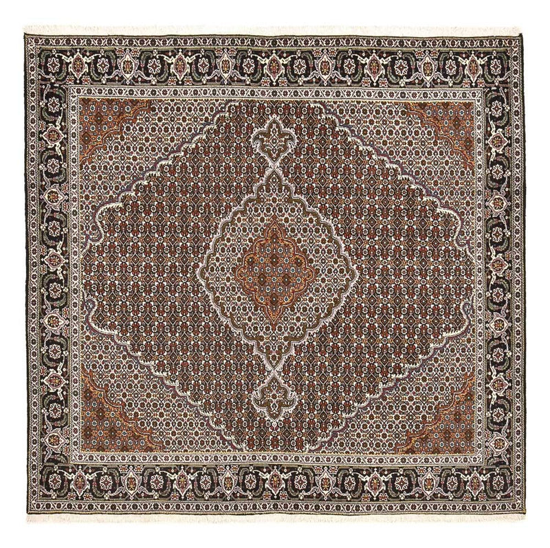 Perzisch tapijt - Tabriz - Royal vierkant  - 200 x 200 cm - bruin