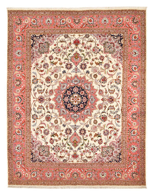 Perzisch tapijt - Tabriz - Royal - 325 x 246 cm - crème