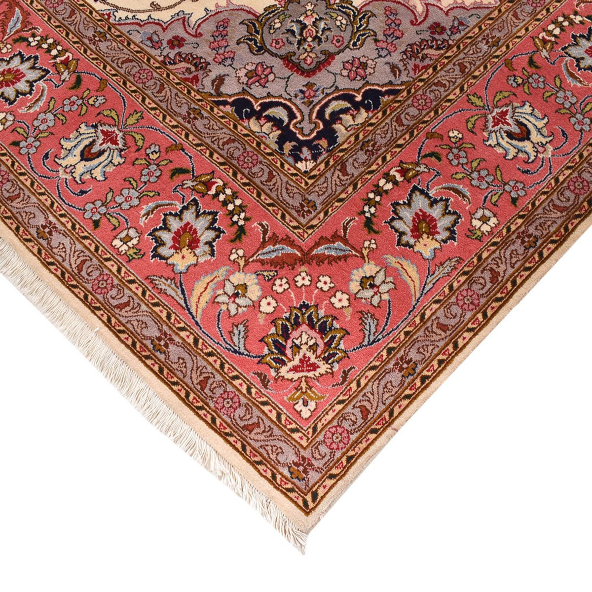 Perzisch tapijt - Tabriz - Royal - 325 x 246 cm - crème