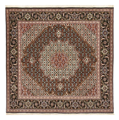 Perzisch tapijt - Tabriz - Royal vierkant  - 203 x 202 cm - bruin