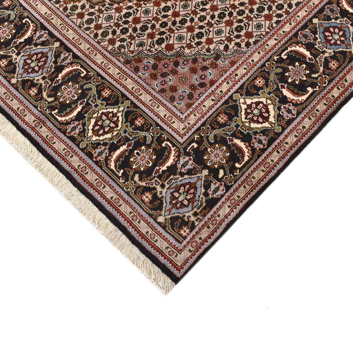 Perzisch tapijt - Tabriz - Royal vierkant  - 203 x 202 cm - bruin