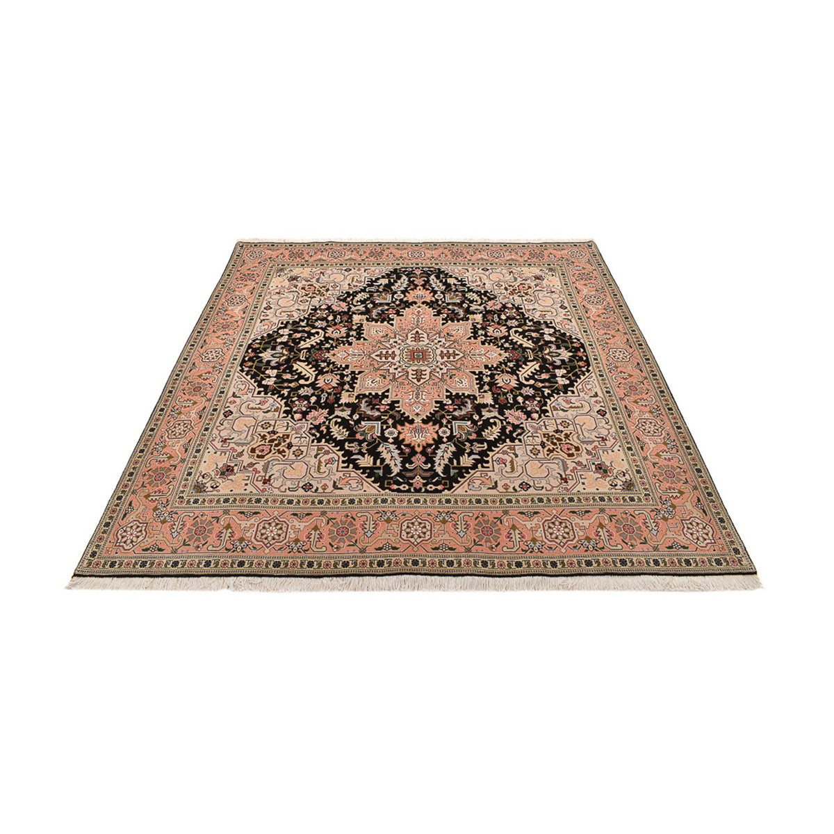 Perzisch tapijt - Tabriz - Royal vierkant  - 203 x 198 cm - veelkleurig